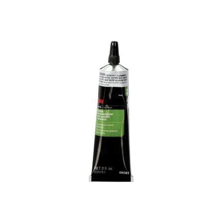 3M 3M Super Weatherstrip and Gasket Adhesive, 08581, 2 fl oz, Tube, Black, Tube 7010328150